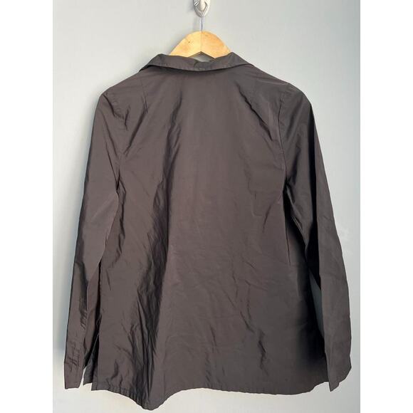 BABETTE SF sz P pullover tunic top in gunmetal dark gray zip henley EUC - Picture 5 of 5